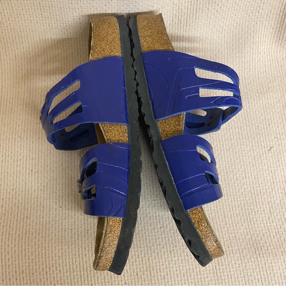 H2-02 Birkis Blue Sandals - Picture 3 of 7